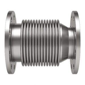 Single Unrestrained Exhaust Expansion Joint Fixed Flange OE And Reducing Cone + Flange OE