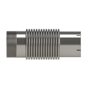 Single Unrestrained Exhaust Expansion Joint Fixed Male NPT X Slotted Cuff
